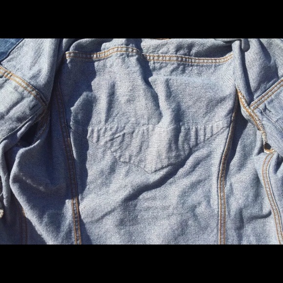 VTG Levi’s Denim Jacket Harley Davidson patch 40L - Picture 8 of 8